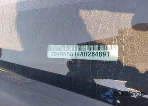 2010 Dodge Grand Caravan Sxt from USA, damaged, VIN 2D4RN5D14AR264891